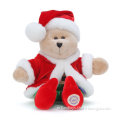 wholesale red christmas teddy bear plush toy